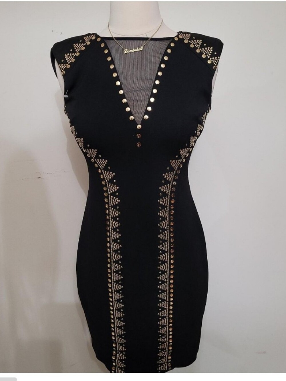 Cache Backout Dress Sheer Panel - Picture 3 of 3